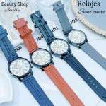 #H Reloj para caballero semi cuero (15.5¥) 