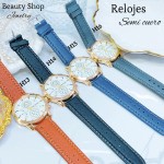 #H Reloj para caballero semi cuero (15.5¥) 