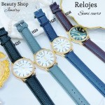 #H Reloj para caballero semi cuero (15.5¥) 