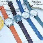 #H Reloj para caballero semi cuero (15.5¥) 
