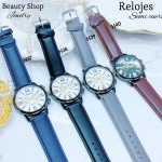 #H Reloj para caballero semi cuero (15.5¥) 