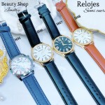 #H Reloj para caballero semi cuero (15.5¥) 