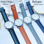 #H Reloj para caballero semi cuero (15.5¥) 