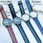 #H Reloj para caballero semi cuero (15.5¥) 