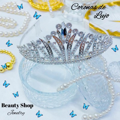 corona con pedreria elegante g  18&(,2.8*)