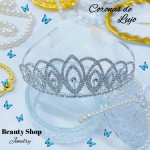 corona con pedreria elegante m 13&(2.1*)