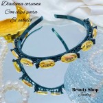 Deadema coreana con clips para el cabello 