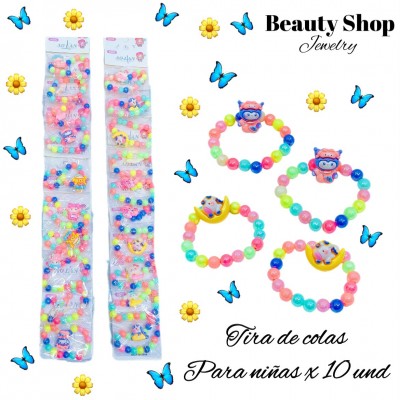 #9paquete pulsera de ninas 24& (3.5*)