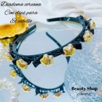 Deadema coreana con clips para el cabello 