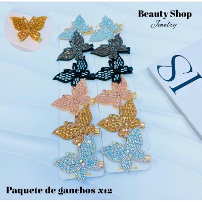 ganchos de dama paquetex6 3.2$ paquete x12 piezas 6.40$    14&(2.25*)