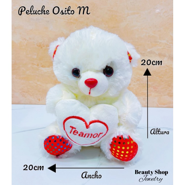 peluche osito con corazon