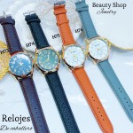 #H Reloj para caballero semi cuero (15.5¥) 