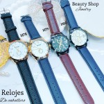 #H Reloj para caballero semi cuero (15.5¥) 