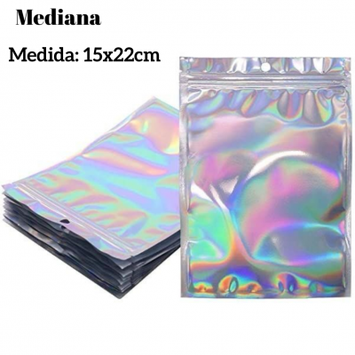 Bolsa de regalo tornasol mediana medida 15x22cm 
