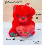 peluche osito con corazon