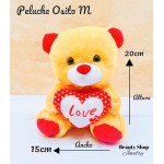 #3 peluche osito Love pequeña (clip foto entre ver mas modelos)