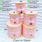 Cajas de regalo redonda te incluye 5 piezas 
