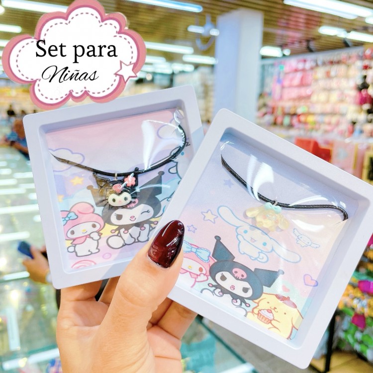 Cajita con cadena para niñas 