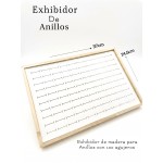 #0 exhibidor anillo G