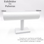 #12 exhibidor de pulsera blanco 