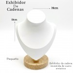 #17 exhibidor de cuello pequeño para cadenas 