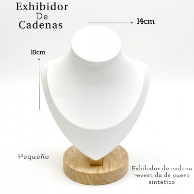 #17 exhibidor de cuello pequeño para cadenas 