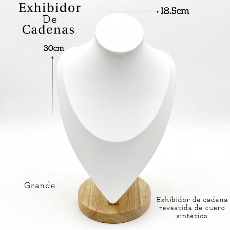 #19 exhibidor de cuello grande para cadenas 
