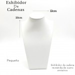 #20 exhibidor blanco (S) para cadena 