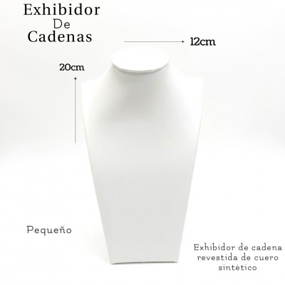 #20 exhibidor blanco (S) para cadena 