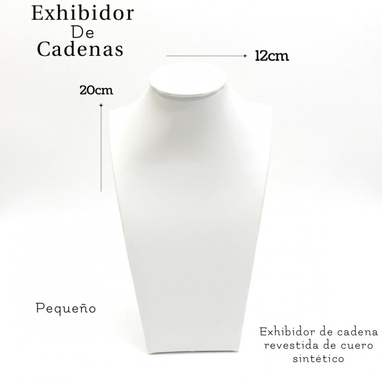 #20 exhibidor blanco (S) para cadena 