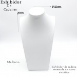 #21 exhibidor blanco (M) para cadena 