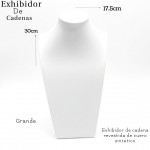 #22 exhibidor blanco (G) para cadena 