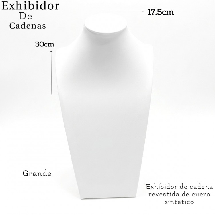 #22 exhibidor blanco (G) para cadena 