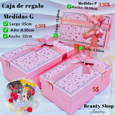 Cajas de regalo 3 piezas 12,5$ 