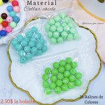 #0 Materiales para collares chicles #0 Materiales para collares chicles
