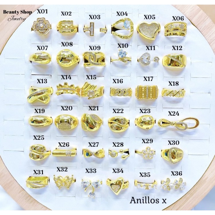 #x anillo de circon con piedra