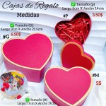 Cajas de regalo en forma de corazón te incluye 3 tamaños 