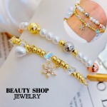 pulsera doble balin con dije 