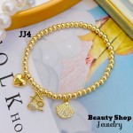pulsera balin con dijes engomada (clip foto entre ver mas modelos)