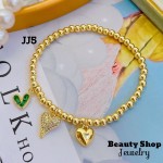 pulsera balin con dijes engomada (clip foto entre ver mas modelos)