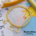 pulsera balin con dijes engomada (clip foto entre ver mas modelos)