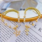 #FF Pulsera balin con dije 17.5&