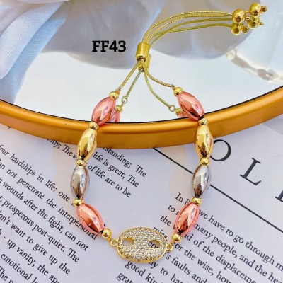 #FF Pulsera balin con dije catier 17.5&