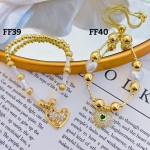 #FF Pulsera balin con dije 17.5&