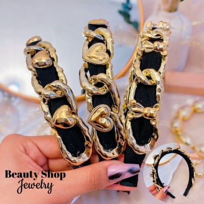 cintillo elegante tipo chunky
