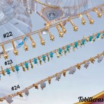 #tobillera oro chino 18k 9&