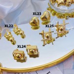 #XL Zarcillos de lujo oro chino new 15&