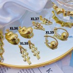 #XL Zarcillos de lujo oro chino new 15&