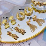 #XL Zarcillos de lujo oro chino new 15&