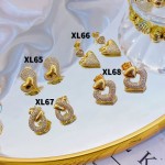 #XL Zarcillos de lujo oro chino new 15&